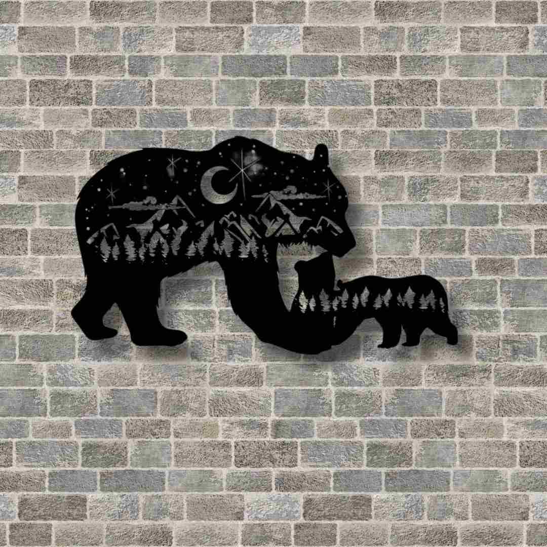 Bear Family Wall Décor