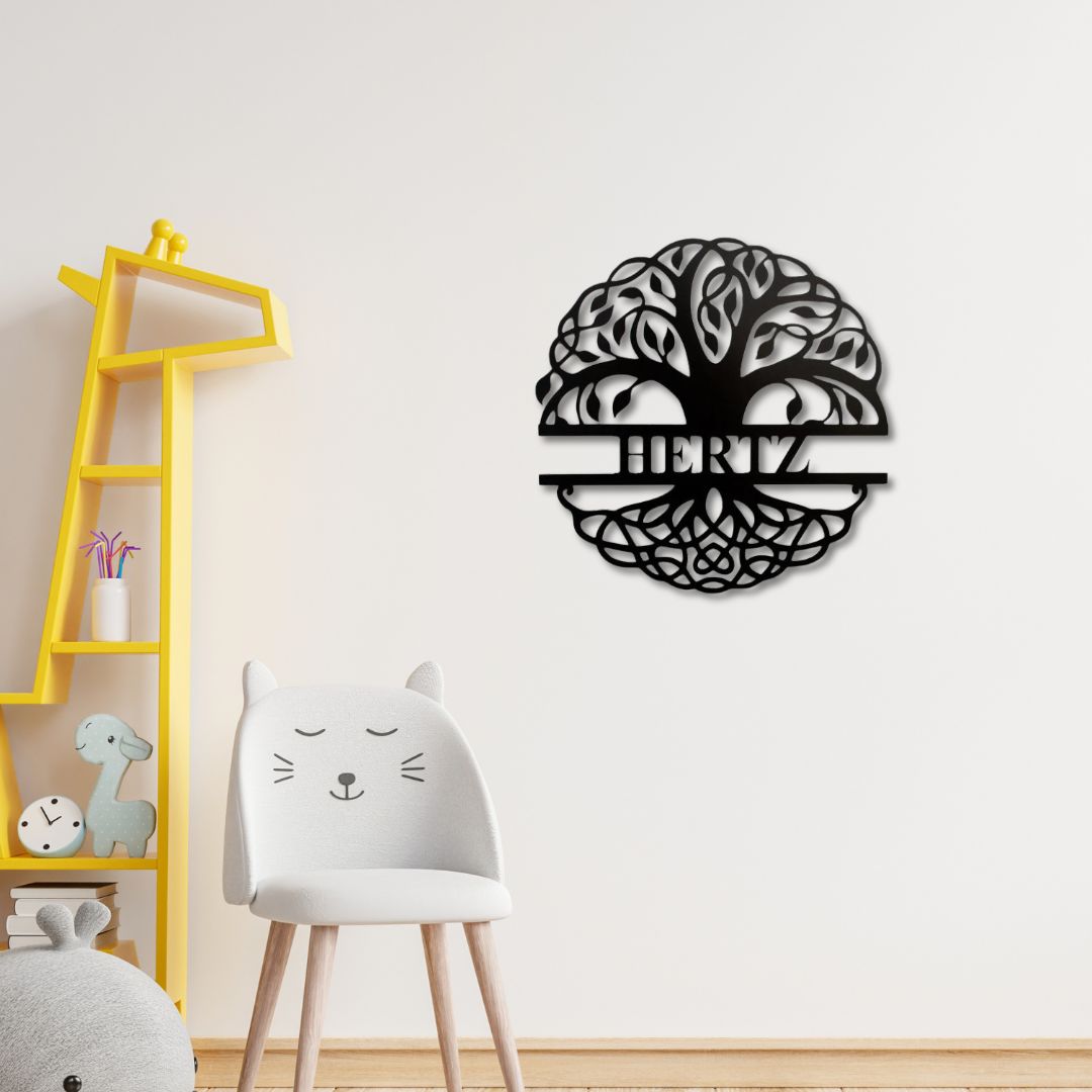Family Tree Monogram Wall Décor