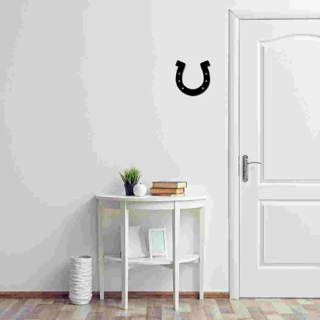 Horse Shoe Wall Decor – Lucky Charm & Modern Wall Art view 2
