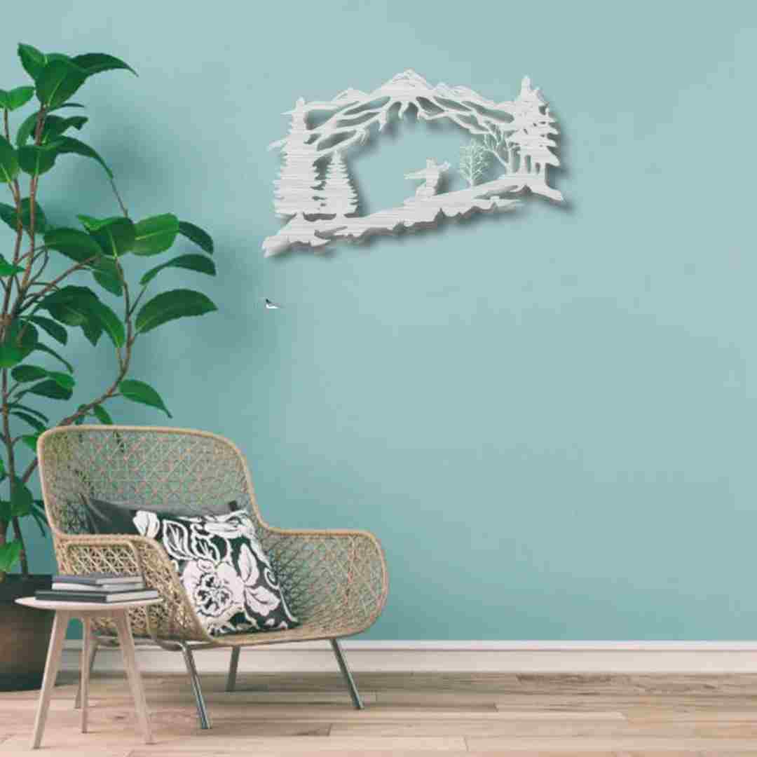 Mountain Snowboarder Wall Décor view 6