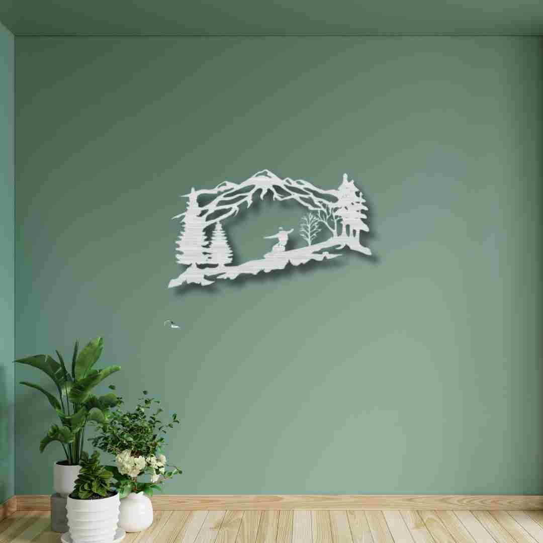 Mountain Snowboarder Wall Décor view 5