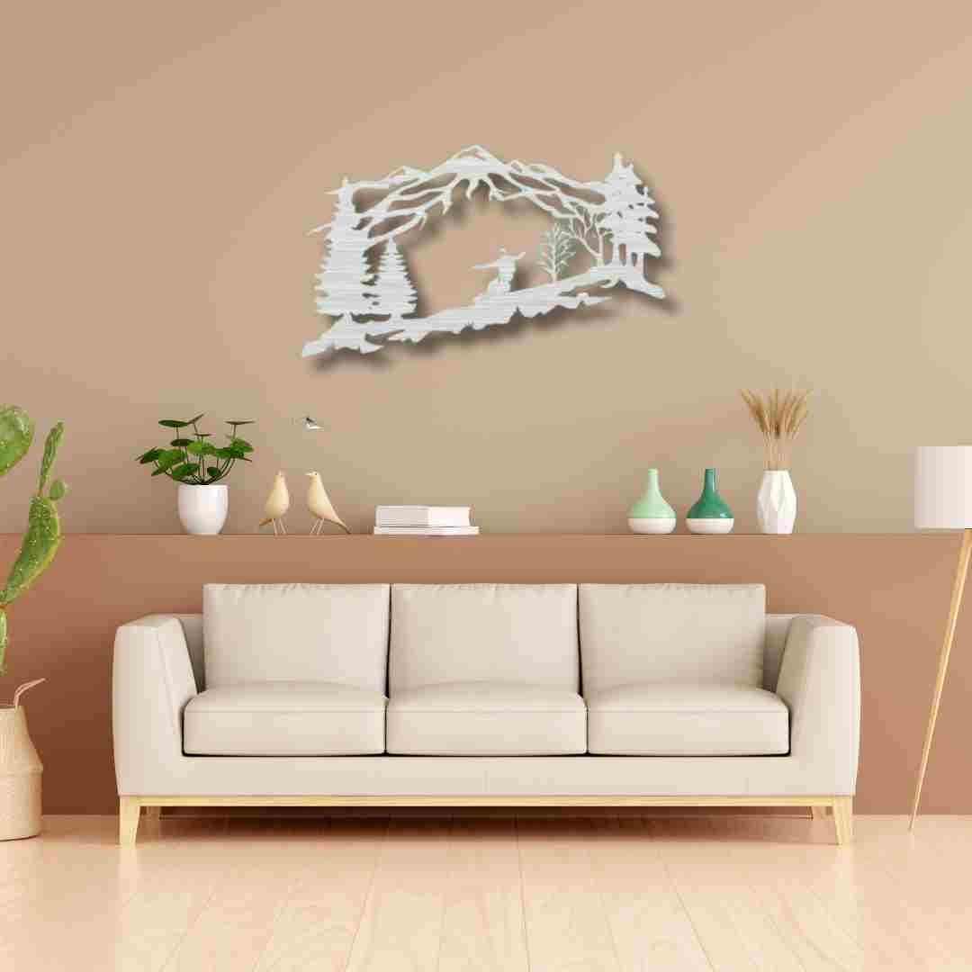 Mountain Snowboarder Wall Décor view 4