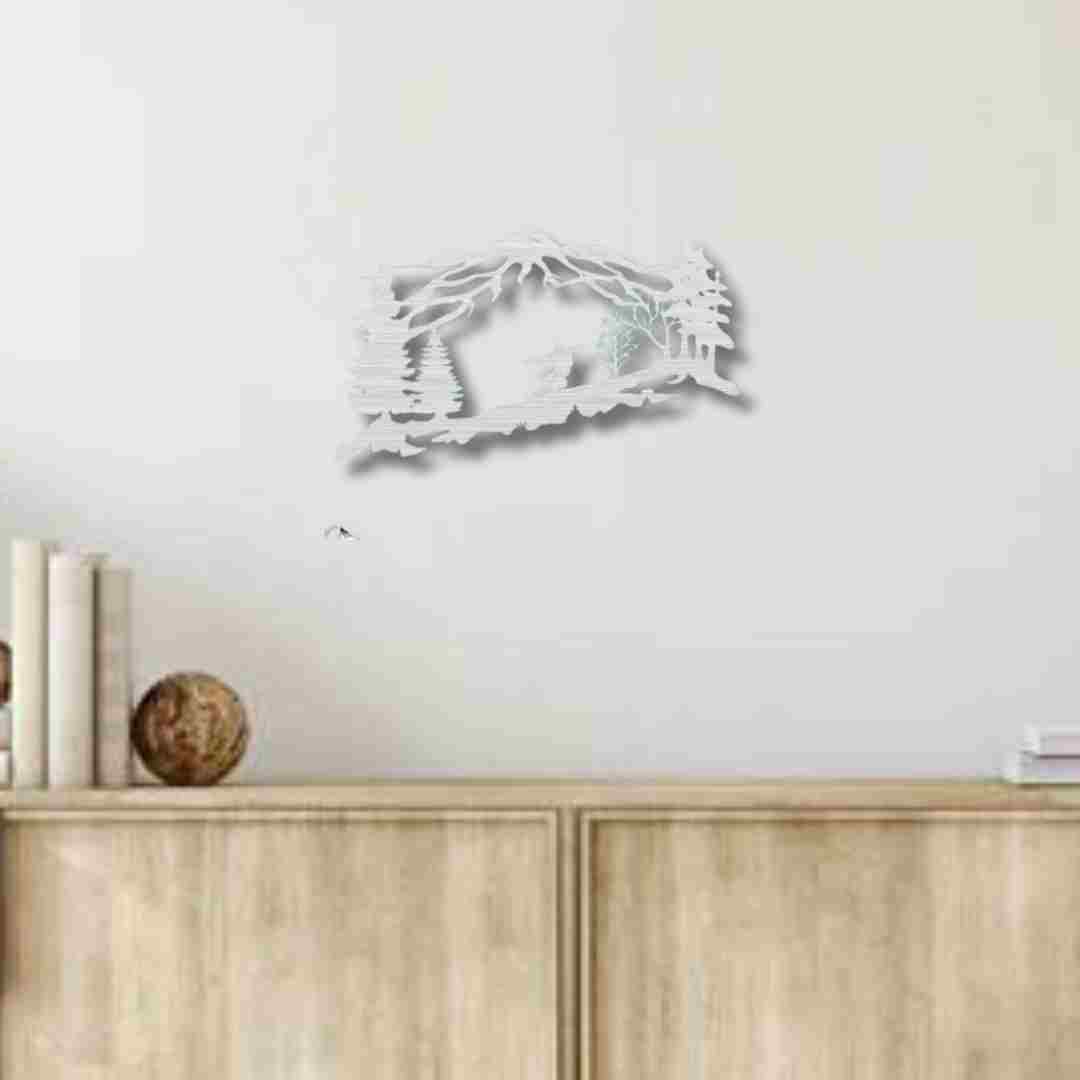 Mountain Snowboarder Wall Décor view 3