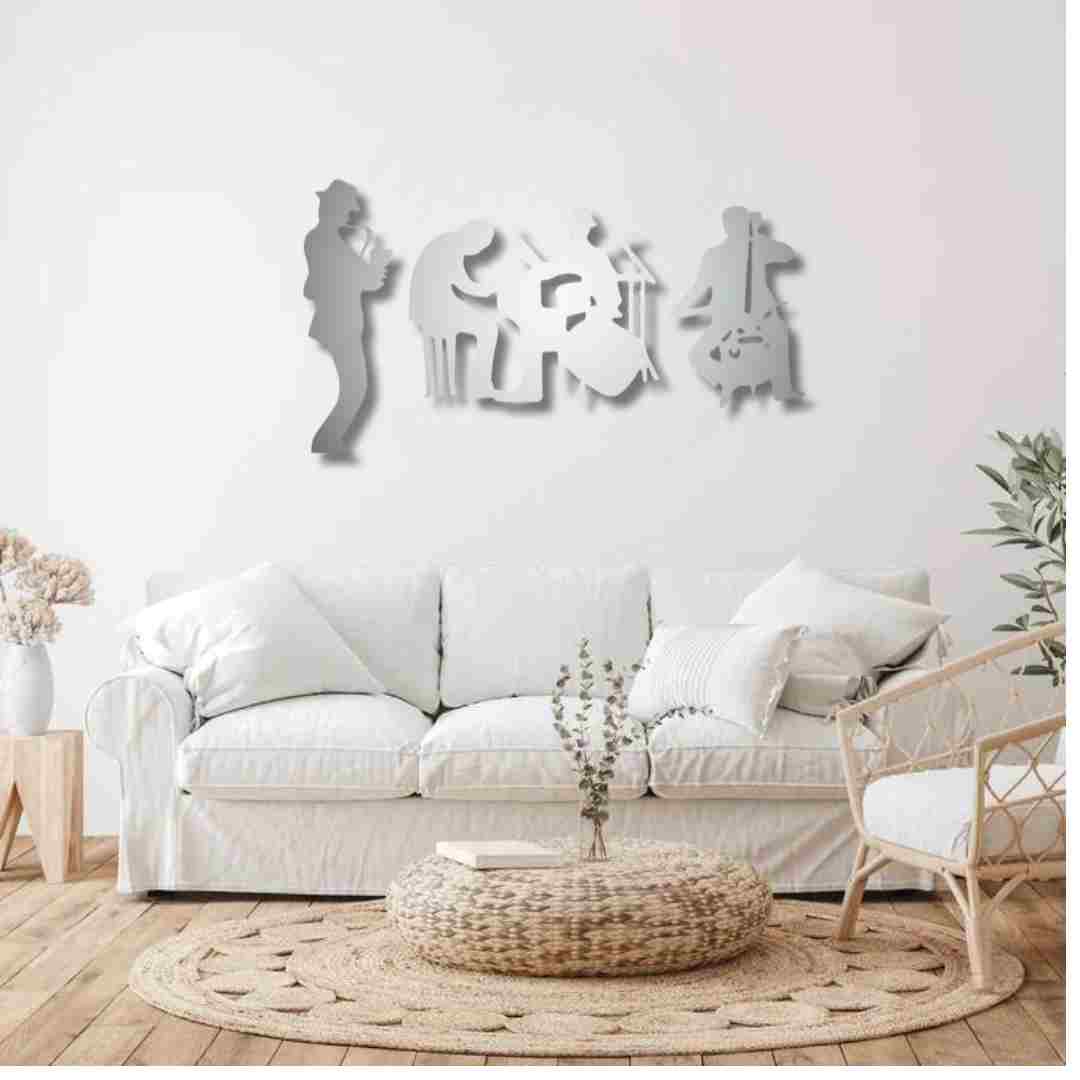 Silhouette Music Wall Decor – Musical Instrument Wall Art view 6