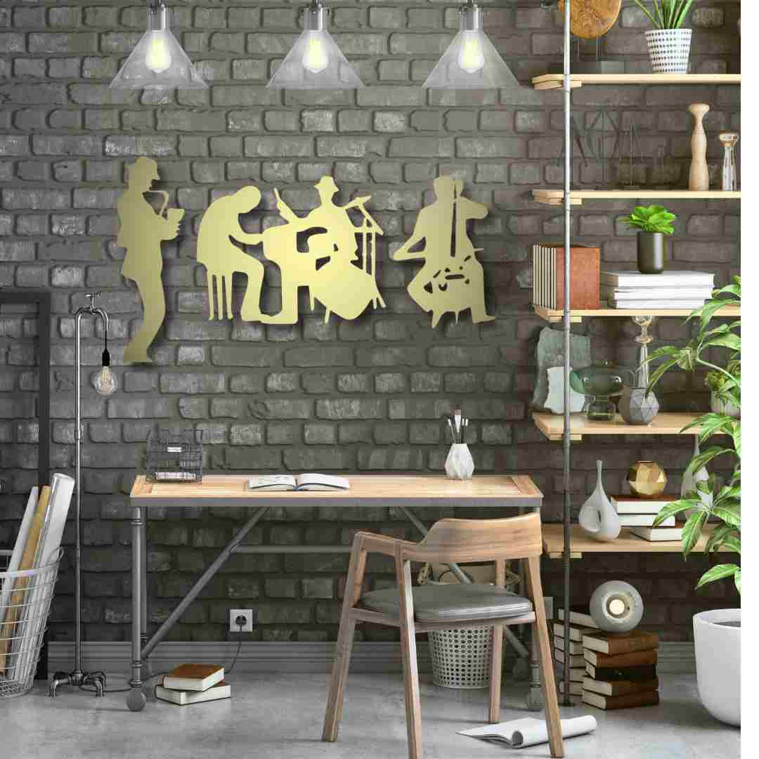 Silhouette Music Wall Decor – Musical Instrument Wall Art view 4