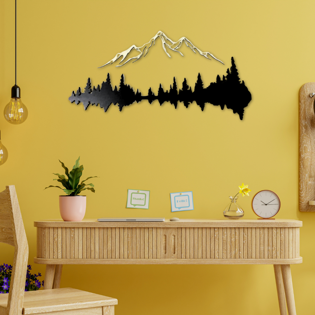 Mountain & Dark Forest Wall Décor