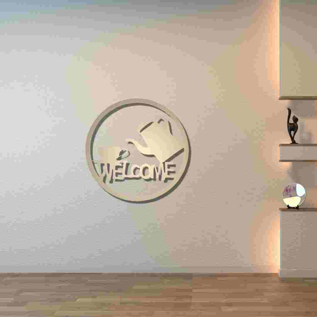 Welcome Tea & Cup Wall Décor view 4