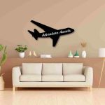 Adventure Awaits Airplane Wall Decor – Travel Inspired Wall Art - Image 22