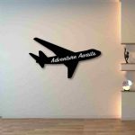 Adventure Awaits Airplane Wall Decor – Travel Inspired Wall Art - Image 18