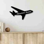 Adventure Awaits Airplane Wall Decor – Travel Inspired Wall Art - Image 17