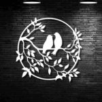 Bird Tree Circular Wall Decor – Nature-Inspired Cutwork Wall Art - Image 6