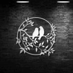 Bird Tree Circular Wall Decor – Nature-Inspired Cutwork Wall Art - Image 5