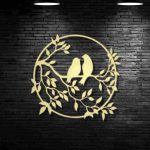 Bird Tree Circular Wall Decor – Nature-Inspired Cutwork Wall Art - Image 4