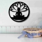 Buddha Lotus Flower Wall Décor - Image 2