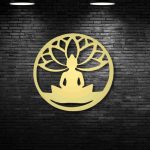 Buddha Lotus Flower Wall Décor - Image 9