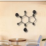 Caffeine Formula Wall Décor | Wooden MDF Wall Art | Modern Coffee Lover Design - Image 20