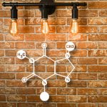 Caffeine Formula Wall Décor | Wooden MDF Wall Art | Modern Coffee Lover Design - Image 9