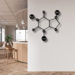 Caffeine Formula Wall Décor | Wooden MDF Wall Art | Modern Coffee Lover Design - Image 26