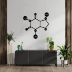 Caffeine Formula Wall Décor | Wooden MDF Wall Art | Modern Coffee Lover Design - Image 24