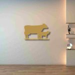 Cow & Calf Family Wall Decor – Nature & Love-Themed Wall Art - Image 3