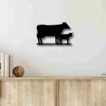 Cow & Calf Family Wall Decor – Nature & Love-Themed Wall Art - Image 12
