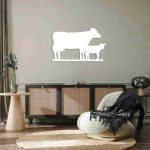 Cow & Calf Family Wall Decor – Nature & Love-Themed Wall Art - Image 8