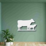 Cow & Calf Family Wall Decor – Nature & Love-Themed Wall Art - Image 6