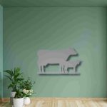 Cow & Calf Family Wall Decor – Nature & Love-Themed Wall Art - Image 5