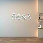 Four Elements Drop Shape Wall Décor (Set of 4) - Image 21