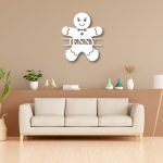 Gingerbread Man Monogram Wall Décor - Image 11