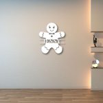 Gingerbread Man Monogram Wall Décor - Image 10