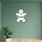Gingerbread Man Monogram Wall Décor - Image 9