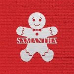 Gingerbread Man Monogram Wall Décor - Image 6