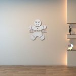 Gingerbread Man Monogram Wall Décor - Image 3
