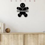 Gingerbread Man Monogram Wall Décor - Image 18
