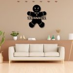 Gingerbread Man Monogram Wall Décor - Image 17