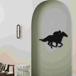 Galloping Horse with Jockey Wall Decor – Dynamic Sports & Equestrian Wall Art - Image 5