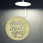 Happy New Year Circle Wall Décor - Image 20