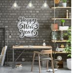 Happy New Year Script Wall Décor | - Image 7