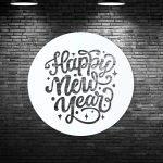 Happy New Year Circle Wall Décor - Image 8