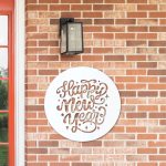 Happy New Year Circle Wall Décor - Image 11