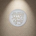 Happy New Year Circle Wall Décor - Image 21