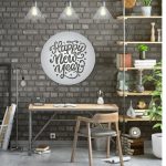Happy New Year Circle Wall Décor - Image 22