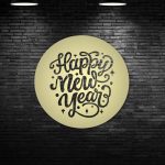 Happy New Year Circle Wall Décor - Image 24