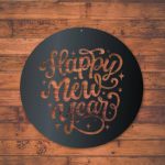 Happy New Year Circle Wall Décor - Image 14