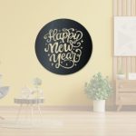 Happy New Year Circle Wall Décor - Image 10