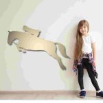 High-Jumping Horse with Jockey Wall Decor – Equestrian Sports Wall Art - Image 3