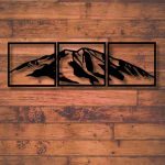 Mount Sopris 3 Piece Wall Decor – Scenic Mountain Panel Art - Image 9