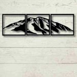 Mount Sopris 3 Piece Wall Decor – Scenic Mountain Panel Art - Image 8