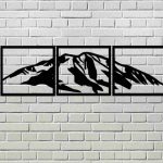 Mount Sopris 3 Piece Wall Decor – Scenic Mountain Panel Art - Image 6